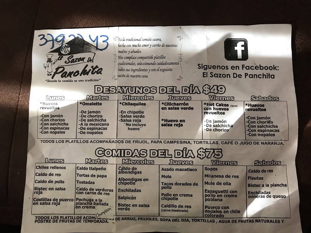 El Sazón de Panchita | meal delivery | Calz del Tecnológico 15300, Altabrisa, 22420 Tijuana, B.C., Mexico | 016641296617 OR +52 664 129 6617
