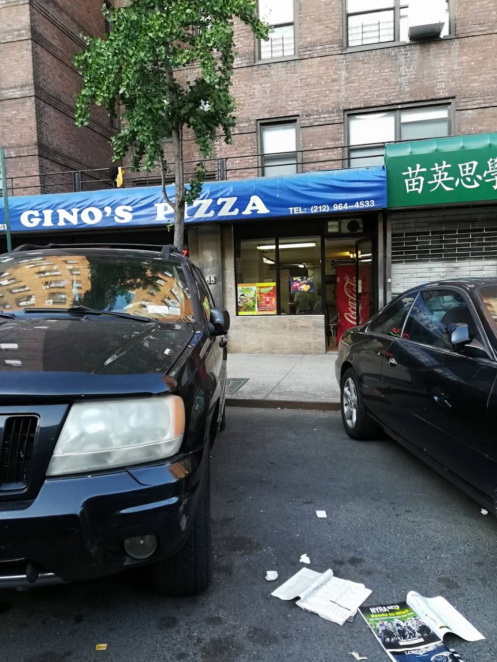 Ginos Pizza | restaurant | 81 Catherine St, New York, NY 10038, USA | 2129644533 OR +1 212-964-4533