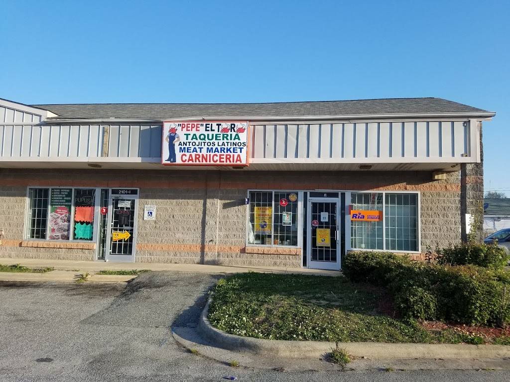 Pepe el Toro tienda y Restaurant | restaurant | 2101 E Market St, Greensboro, NC 27401, USA | 3366637892 OR +1 336-663-7892