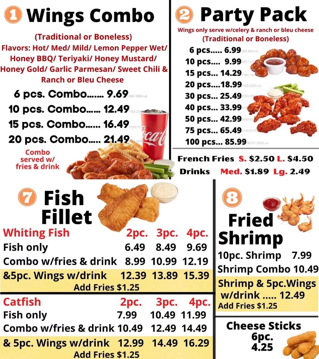 Wings Express | restaurant | 2089 N Highland Ave suite A, Jackson, TN 38305, USA | 7315749990 OR +1 731-574-9990