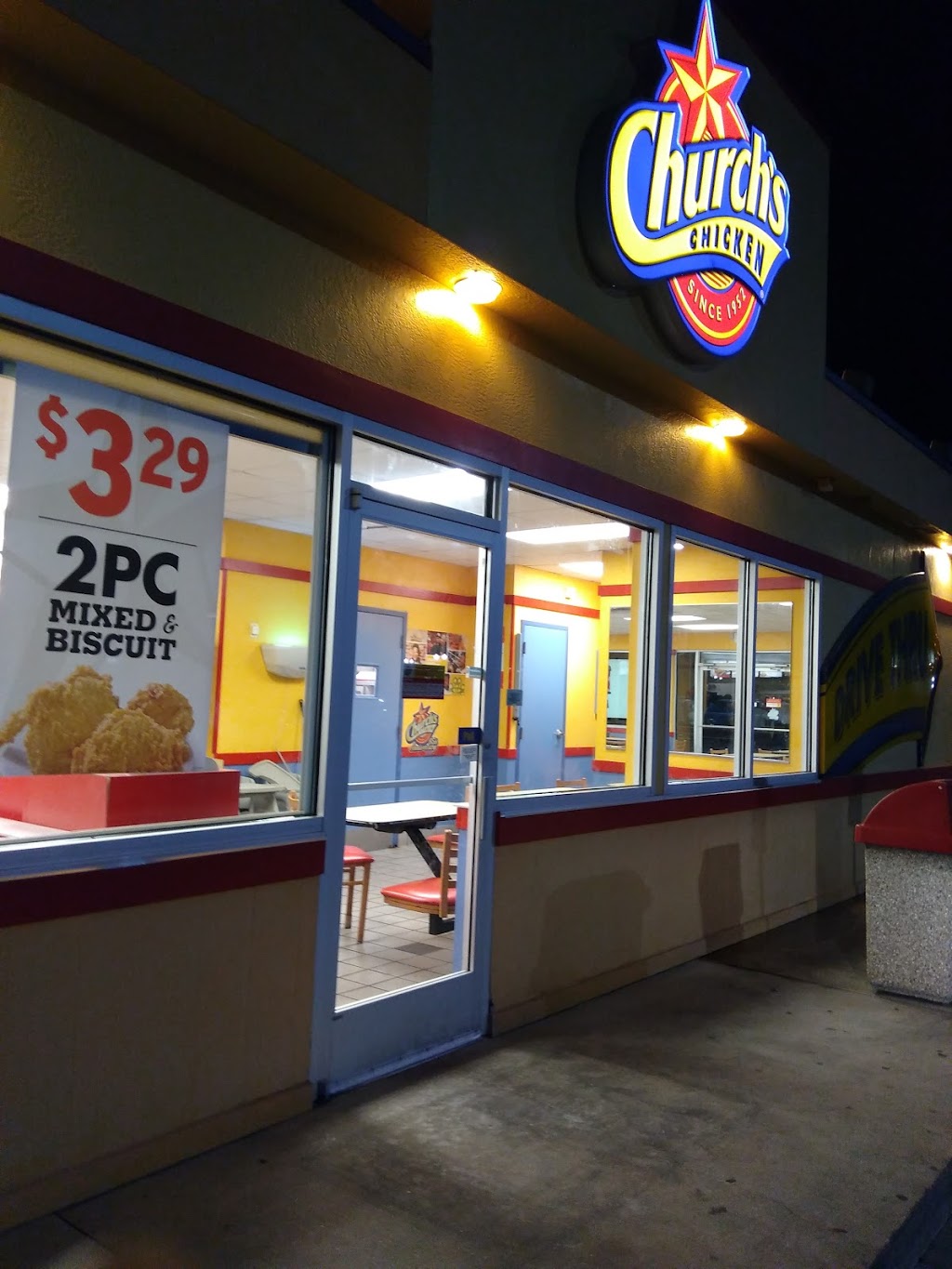 Churchs Chicken | restaurant | 1690 Desiard St, Monroe, LA 71201, USA | 3183876785 OR +1 318-387-6785