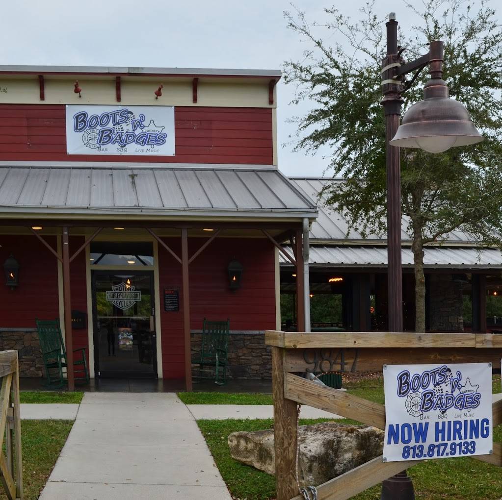 Boots n Badges | restaurant | 9847 E Adamo Dr, Tampa, FL 33619, USA | 8134436060 OR +1 813-443-6060