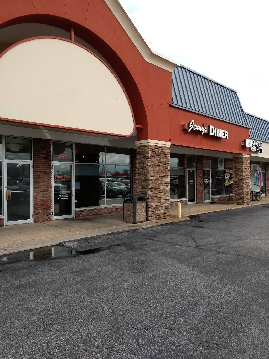Jennys Diner | restaurant | 45 Forum Shopping Center, Chesterfield, MO 63017, USA | 3145481001 OR +1 314-548-1001