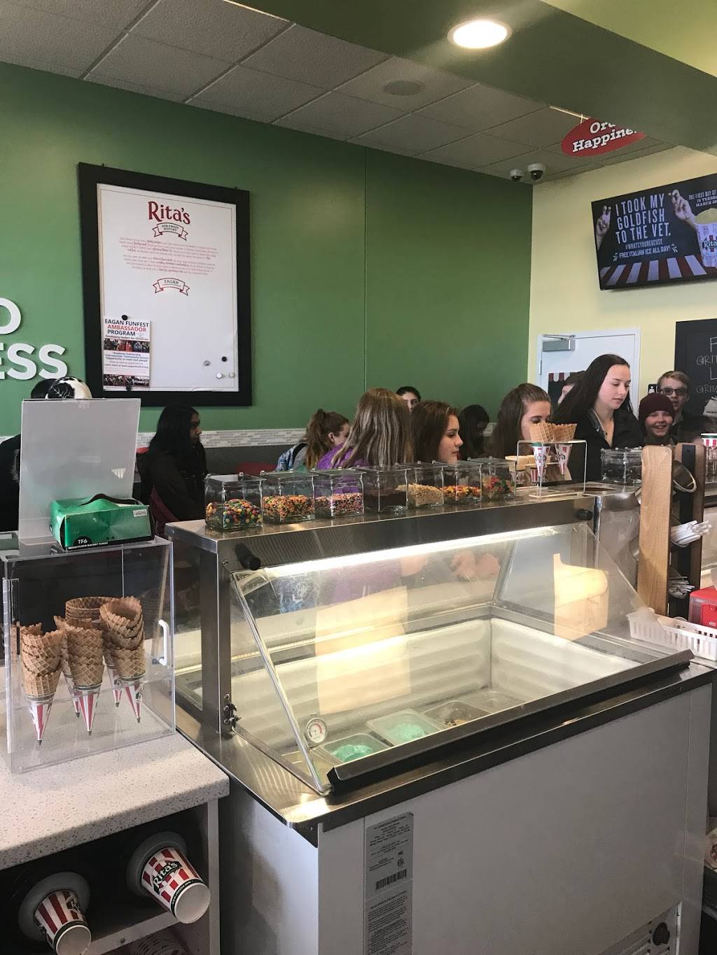 Ritas Italian Ice & Frozen Custard | restaurant | Diffley Marketplace, 1016 Diffley Rd Suite 300, Eagan, MN 55123, USA | 6512075727 OR +1 651-207-5727