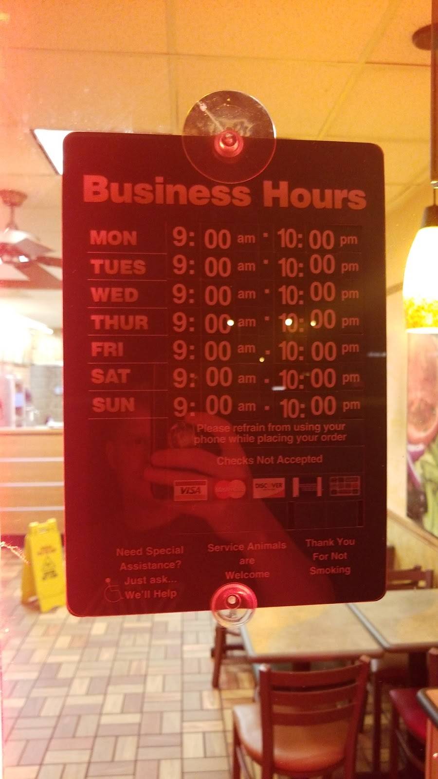 Subway | restaurant | 22029 Lorain Rd, Fairview Park, OH 44126, USA | 4407770782 OR +1 440-777-0782