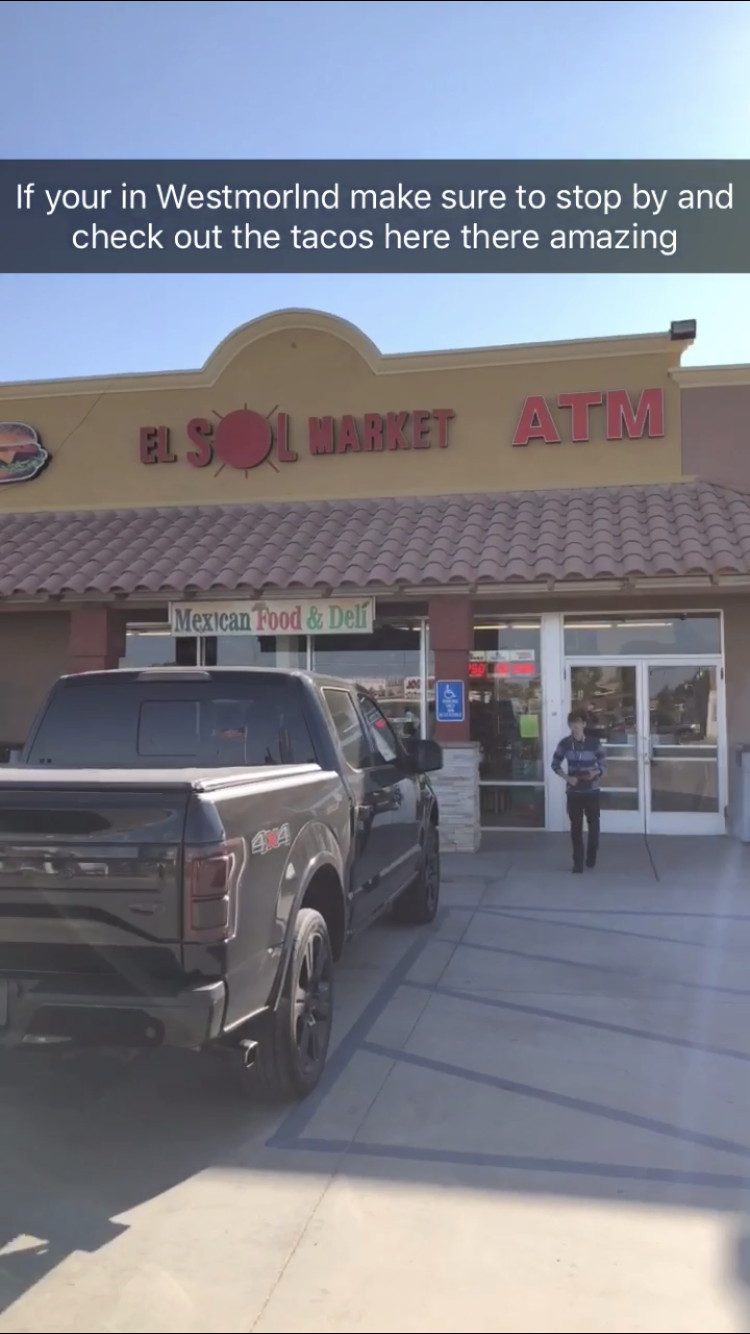 El Sol Market | restaurant | 110 W Main St, Westmorland, CA 92281, USA | 7603448150 OR +1 760-344-8150