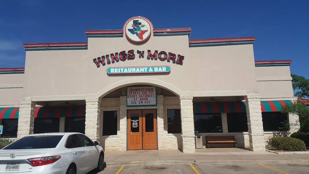 Wings N More® Restaurant and Bar | restaurant | 1511 University Dr E, College Station, TX 77840, USA | 9796912100 OR +1 979-691-2100