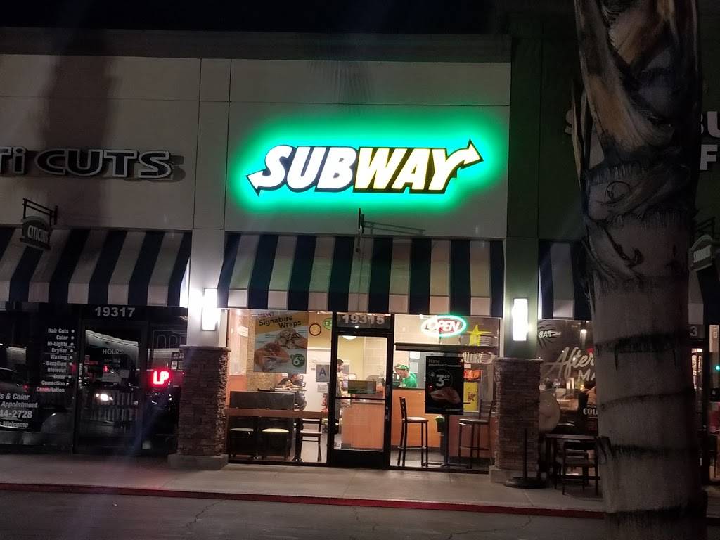 Subway Restaurants | restaurant | 19315 Victory Blvd, Reseda, CA 91335, USA | 8183422377 OR +1 818-342-2377