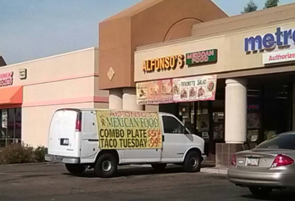 Alfonsos Mexican food | restaurant | 18631 N 19th Ave #100, Phoenix, AZ 85027, USA | 6235821926 OR +1 623-582-1926