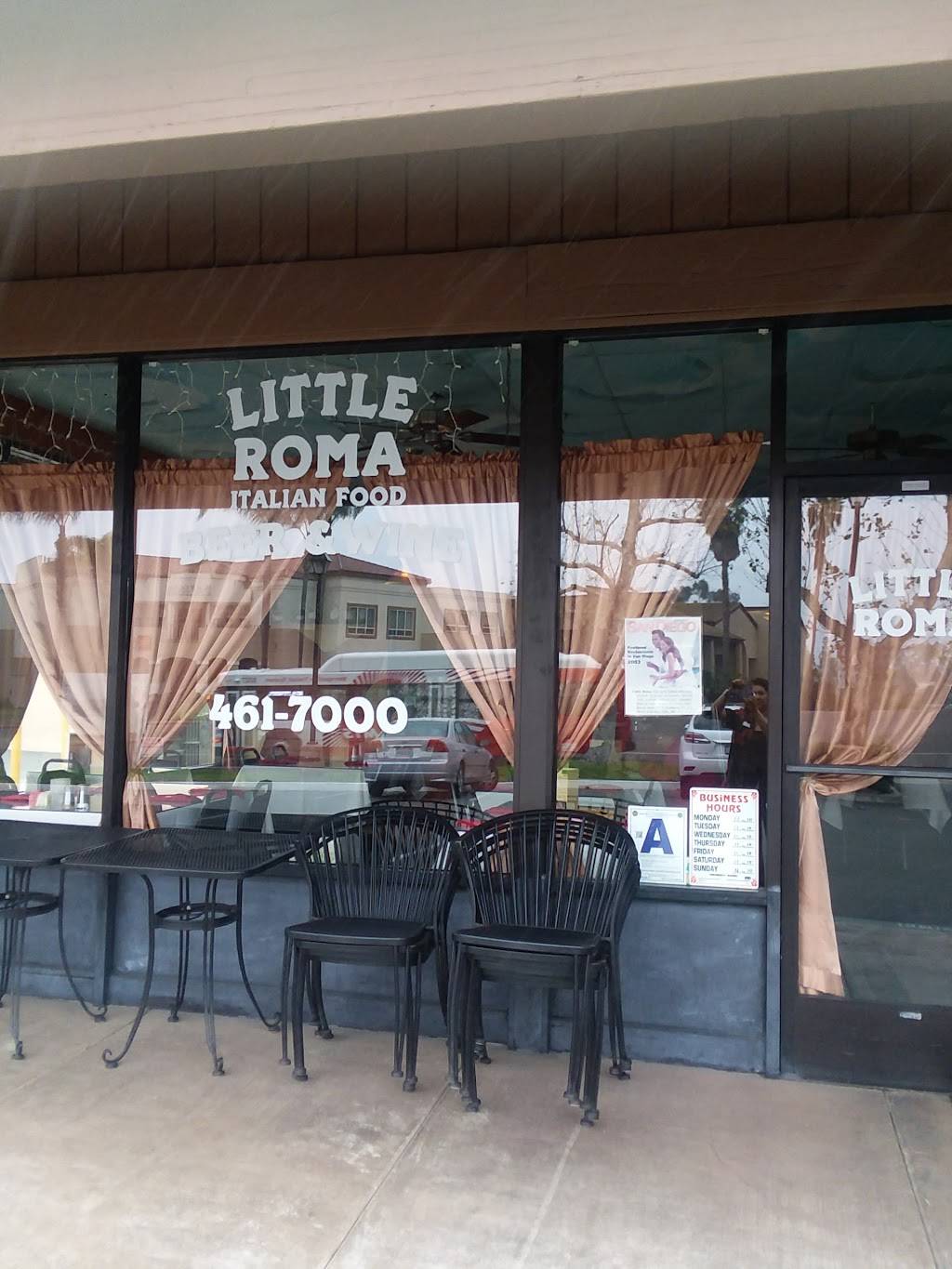 Little Roma Restaurant | meal delivery | 5575 Baltimore Dr, La Mesa, CA 91942, USA | 6194617000 OR +1 619-461-7000