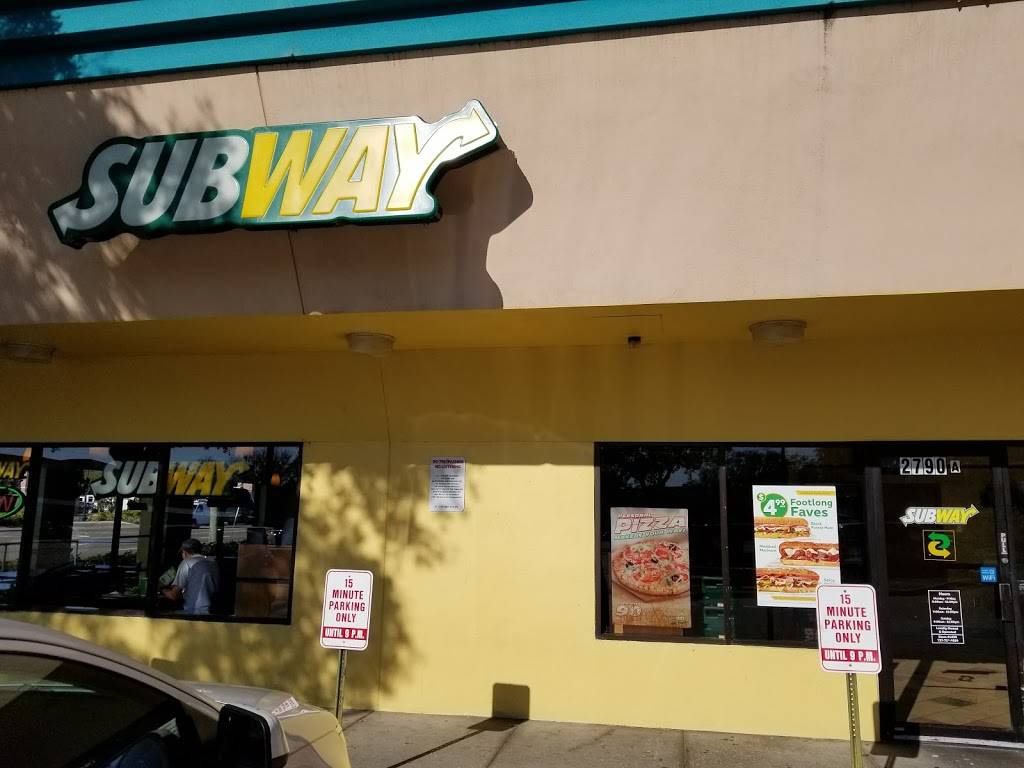 Subway Restaurants | restaurant | 2790-A Gulf to Bay Blvd, Clearwater, FL 33759, USA | 7277916292 OR +1 727-791-6292