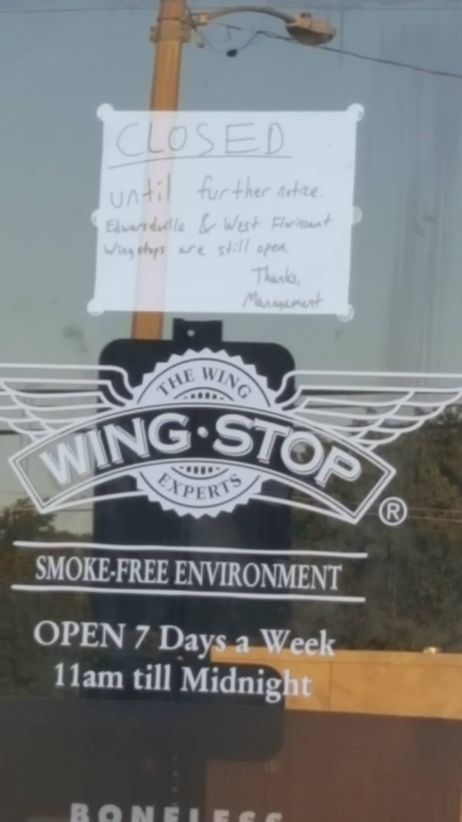 Wingstop | restaurant | 3405 Nameoki Rd c, Granite City, IL 62040, USA | 6187989800 OR +1 618-798-9800
