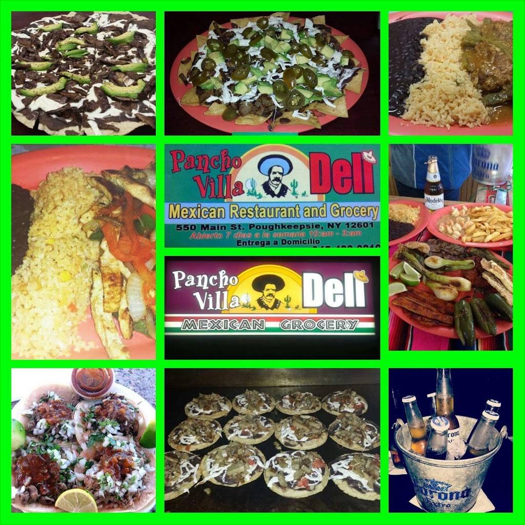 Pancho​ Villa Deli Mexican Restaurant | restaurant | 550 Main St, Poughkeepsie, NY 12601, USA | 8454852903 OR +1 845-485-2903