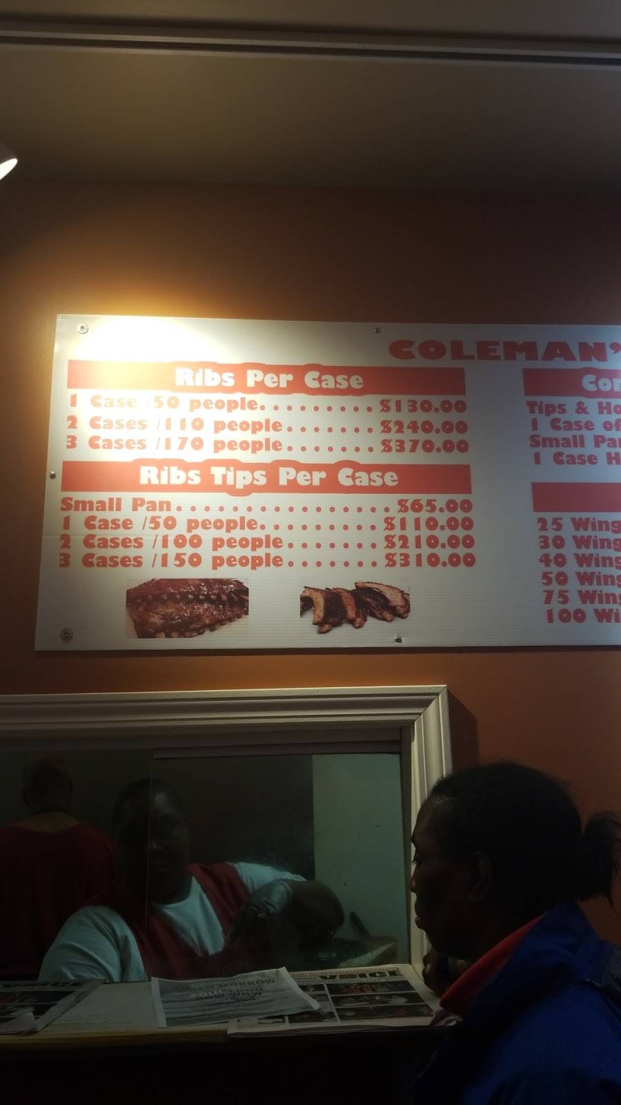 Colemans 2 Ribs&Tips | restaurant | 5754 W Chicago Ave, Chicago, IL 60651, USA | 7732870363 OR +1 773-287-0363