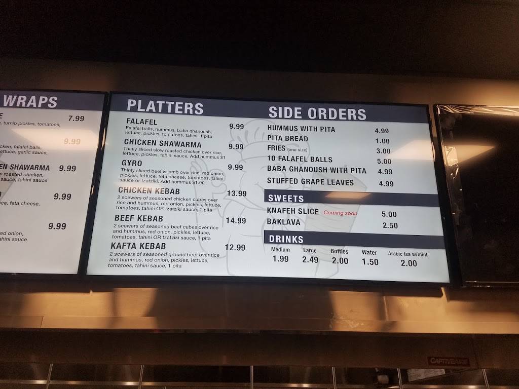 Falafel Express | restaurant | 8410 SW Nimbus Ave #400, Beaverton, OR 97008, USA | 5037168160 OR +1 503-716-8160