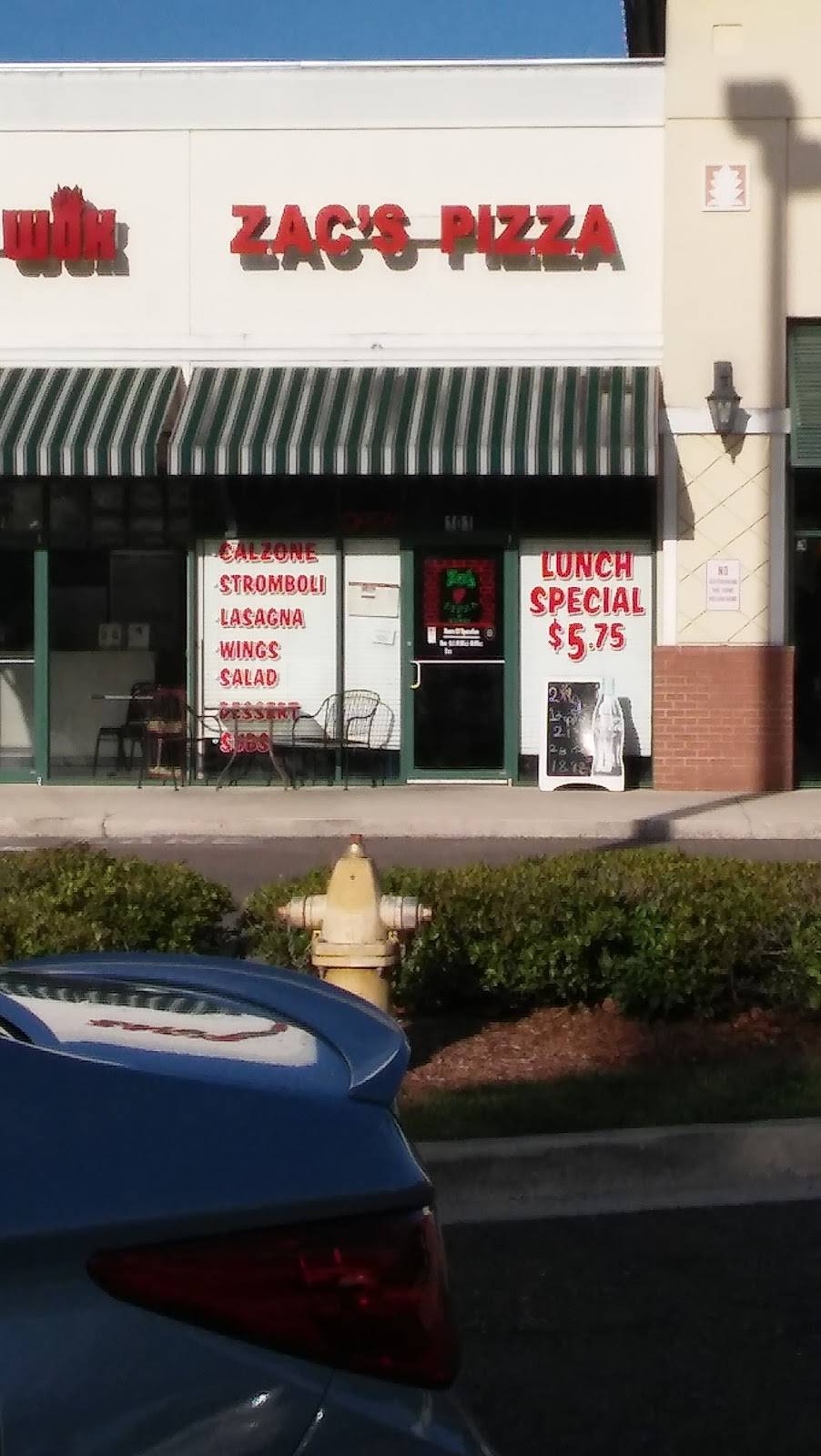 Zacs Pizza Restaurant | restaurant | 2851 Henley Rd, Green Cove Springs, FL 32043, USA | 9044060161 OR +1 904-406-0161