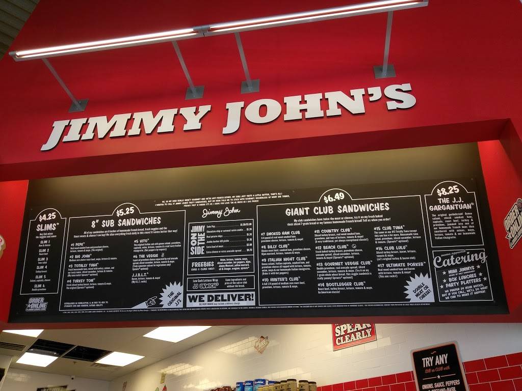 Jimmy Johns | meal delivery | 1000 S Ponce De Leon Blvd Ste. 1, St. Augustine, FL 32084, USA | 9048295606 OR +1 904-829-5606