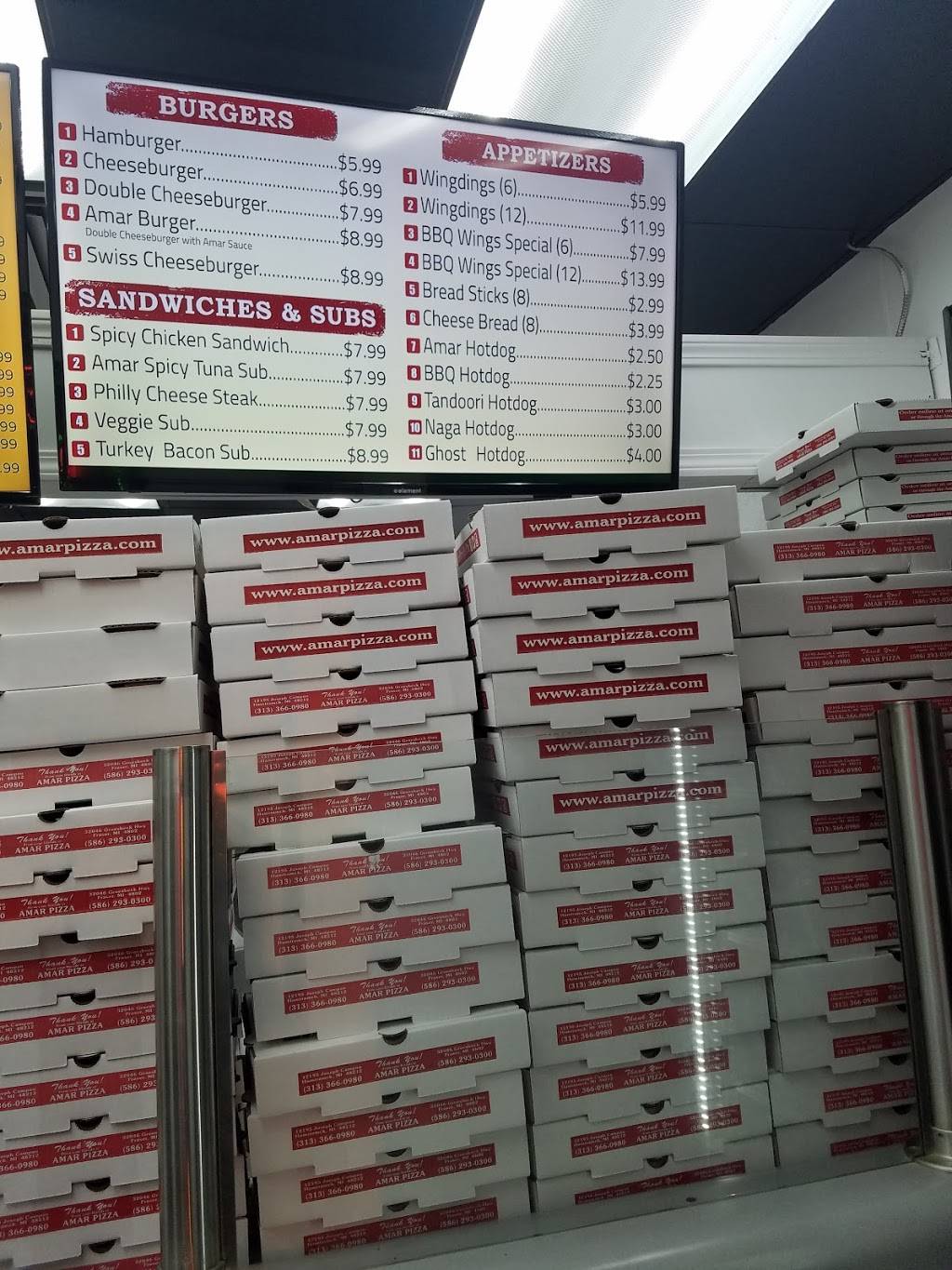 Amar Pizza | meal delivery | 3728 Rochester Rd, Troy, MI 48083, USA | 2482506266 OR +1 248-250-6266