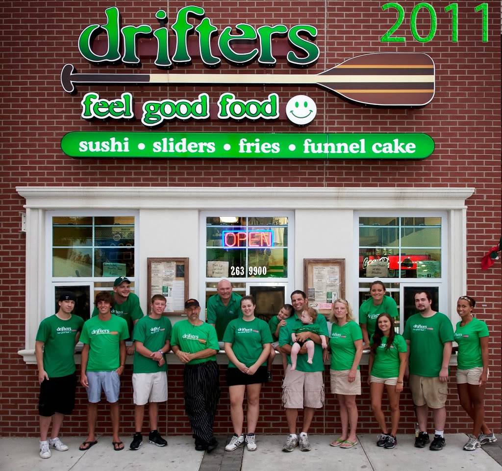 Drifters Feel Good Food | restaurant | 4009 Landis Ave, Sea Isle City, NJ 08243, USA | 6092639900 OR +1 609-263-9900