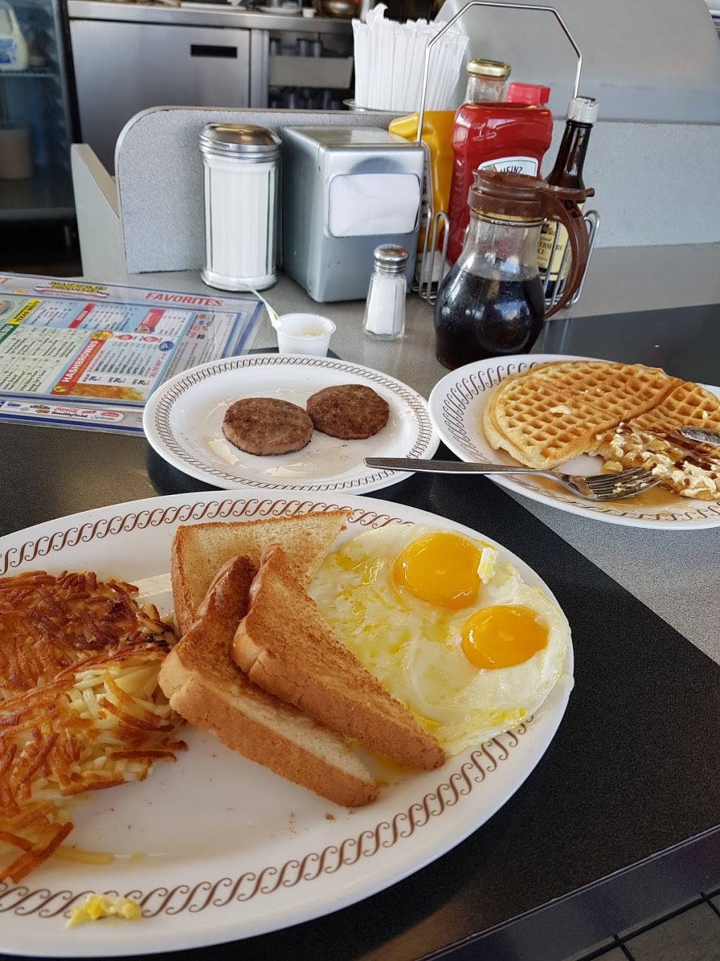 Waffle House | meal takeaway | 613 Jupiter Rd, Plano, TX 75074, USA | 9726330234 OR +1 972-633-0234