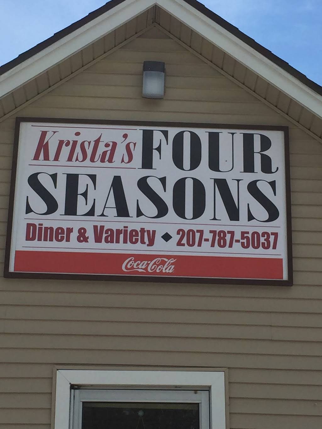 Krista’s Four Seasons | restaurant | 256 Sebago Rd, Sebago, ME 04029, USA | 2077875037 OR +1 207-787-5037