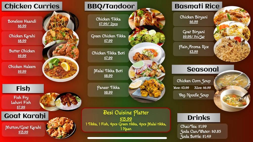 Desi Cuisine | restaurant | 9809 W Oklahoma Ave, Milwaukee, WI 53227, USA | 4146161645 OR +1 414-616-1645