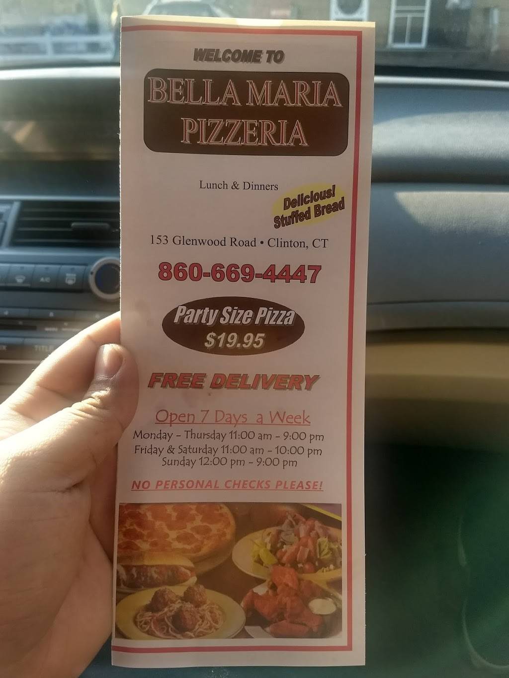 Bella Maria Pizzeria | restaurant | 153 Glenwood Rd, Clinton, CT 06413, USA | 8606694447 OR +1 860-669-4447