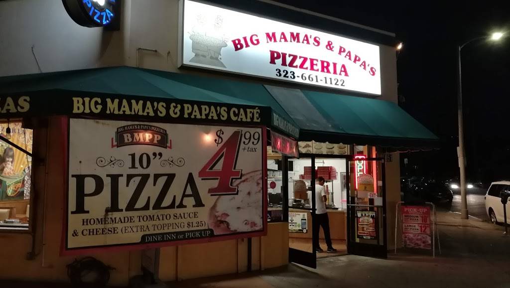 Big Mamas & Papas Pizzeria - Little Armenia | restaurant | 5051 Hollywood Blvd, Los Angeles, CA 90027, USA | 3236611122 OR +1 323-661-1122