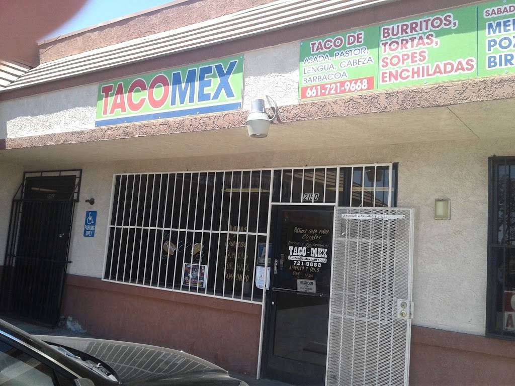 Taco Mex | restaurant | 215 Cecil Ave D, Delano, CA 93215, USA | 6617219668 OR +1 661-721-9668