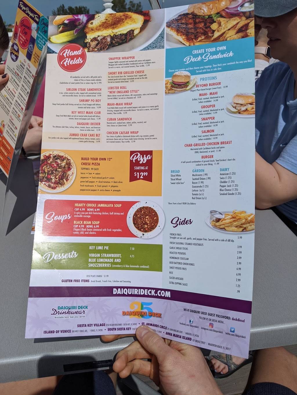 Daiquiri Deck Anna Maria Island | restaurant | 107 Bridge St, Bradenton Beach, FL 34217, USA | 9412533300 OR +1 941-253-3300