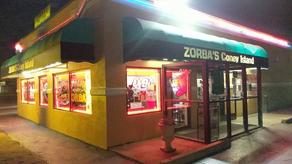 Zorbas Coney Island | restaurant | 18237 Fort St, Riverview, MI 48193, USA | 7342836522 OR +1 734-283-6522
