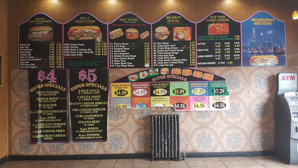 Sun Sub | restaurant | 5542 W North Ave, Chicago, IL 60639, USA | 7736228240 OR +1 773-622-8240