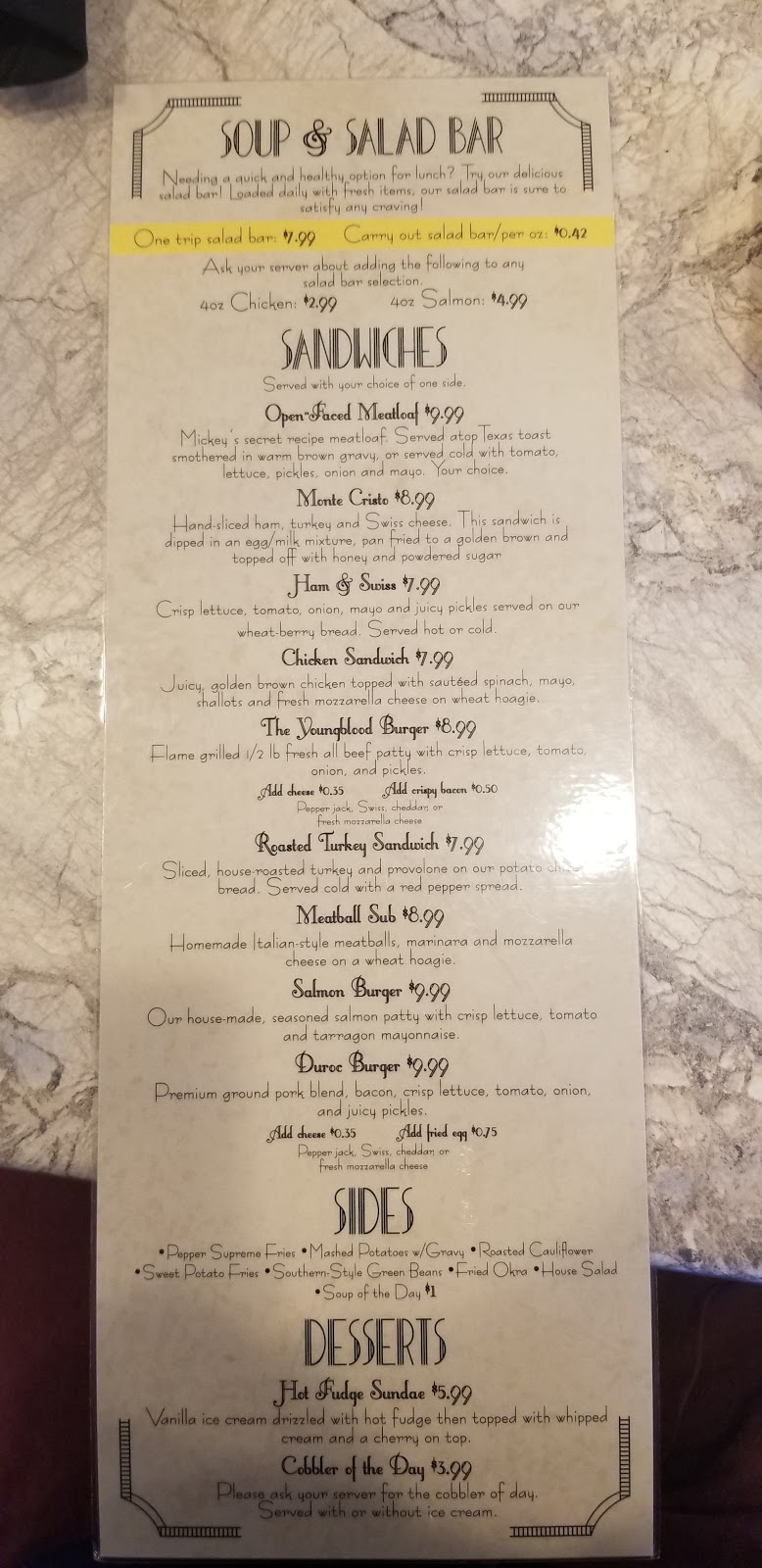 The Youngblood Grille | restaurant | 302 N Independence St #107, Enid, OK 73701, USA | 5805408903 OR +1 580-540-8903