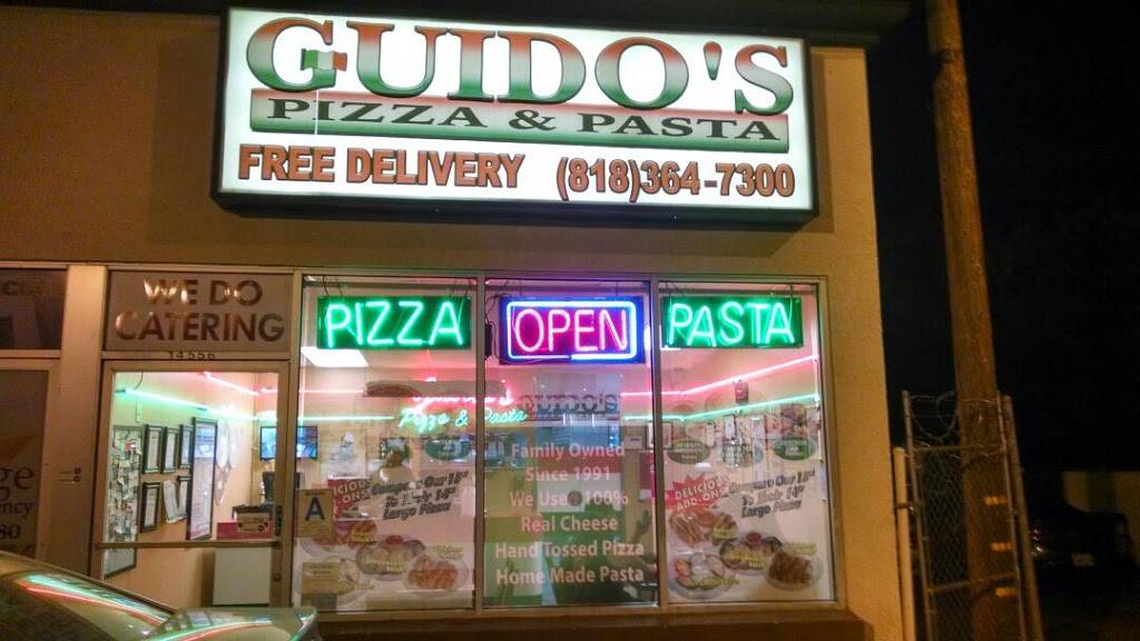 Guidos Pizza & Pasta | restaurant | 14556 Polk St, Sylmar, CA 91342, USA | 8183647300 OR +1 818-364-7300