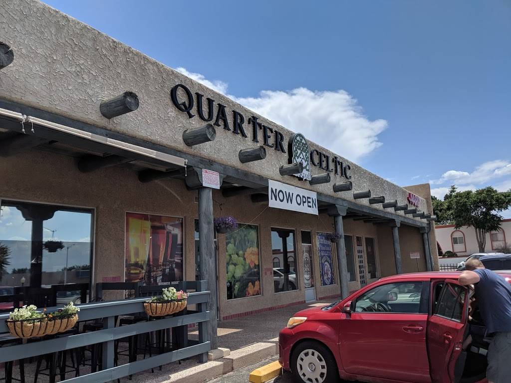Quarter Celtic Taproom | restaurant | 1930 Juan Tabo Blvd NE, Albuquerque, NM 87112, USA | 5057172536 OR +1 505-717-2536