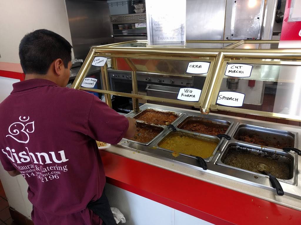 Vishnu Restaurant & Catering | restaurant | 17945 Sky Park Cir J, Irvine, CA 92614, USA | 9497520358 OR +1 949-752-0358