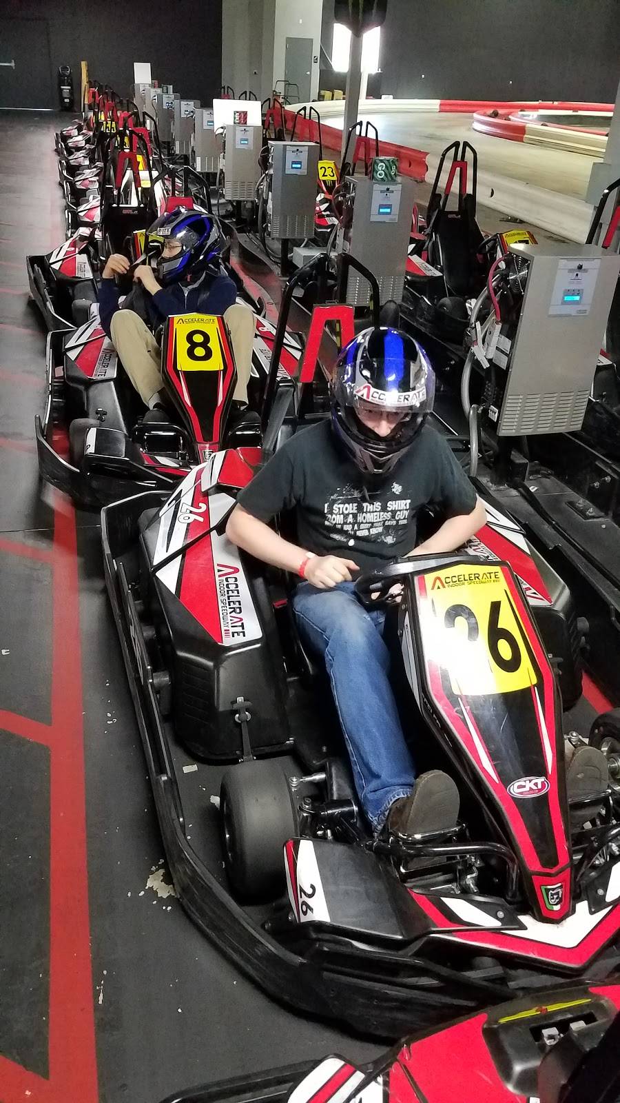 Accelerate Indoor Speedway & Events - Chicago | restaurant | 8580 Springlake Dr, Mokena, IL 60448, USA | 7088928676 OR +1 708-892-8676