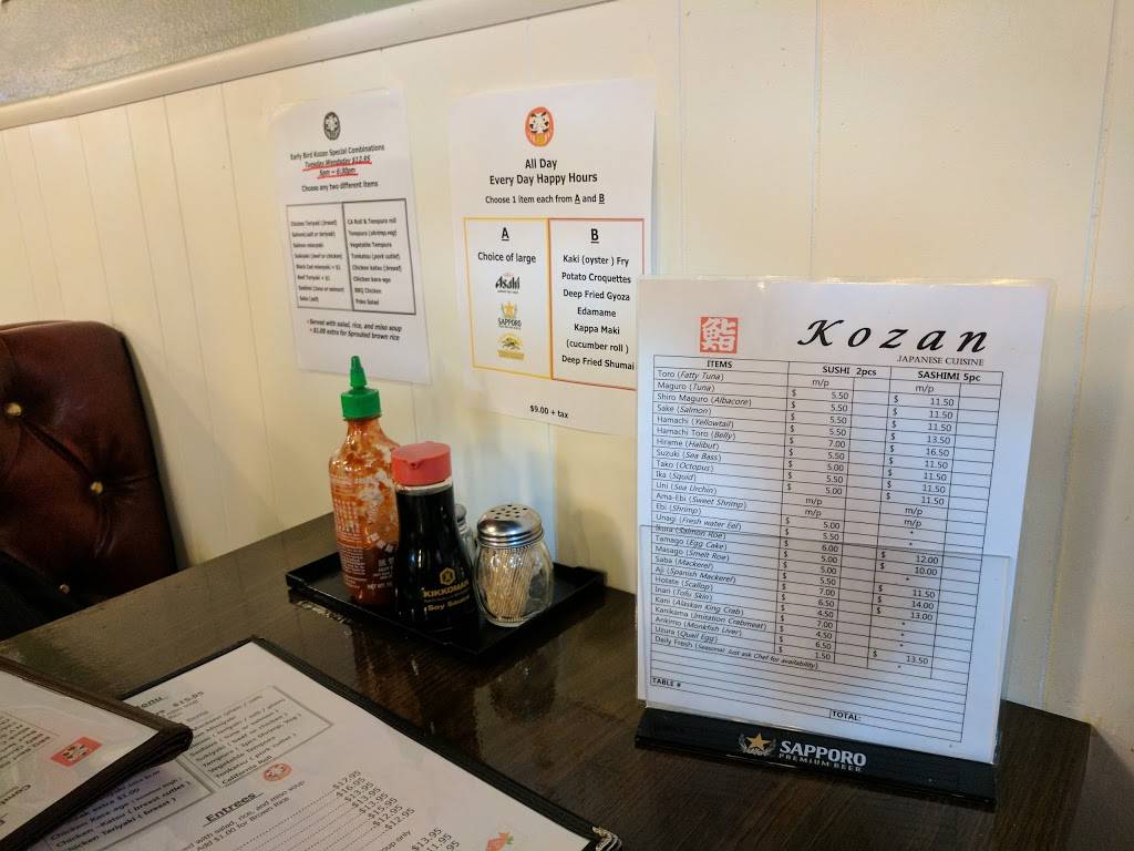 Kozan Japanese Restaurant | restaurant | 1510 Cabrillo Ave, Torrance, CA 90501, USA | 3103284140 OR +1 310-328-4140
