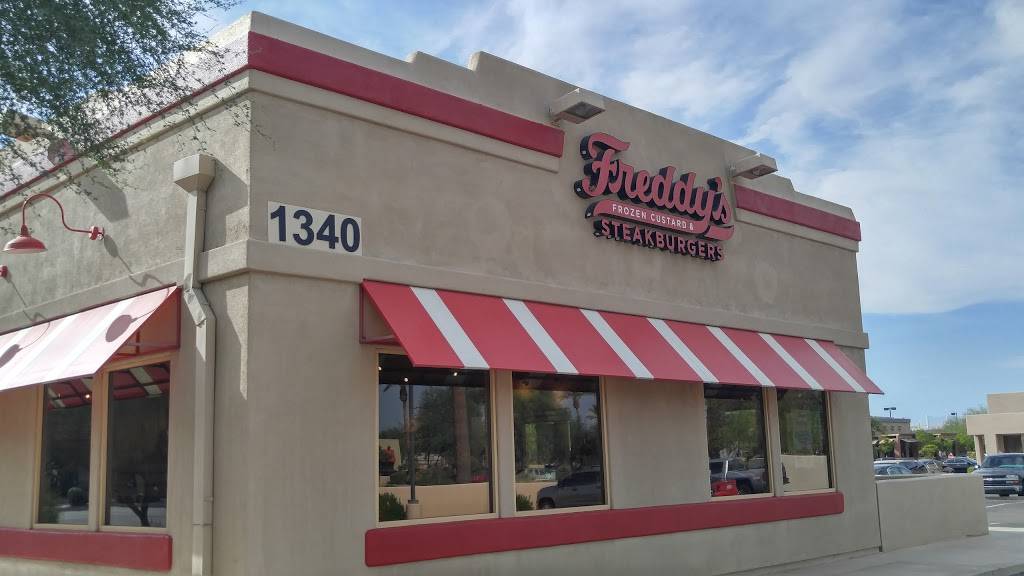 Freddys Frozen Custard & Steakburgers | restaurant | 1340 N Litchfield Rd, Goodyear, AZ 85395, USA | 6235472563 OR +1 623-547-2563