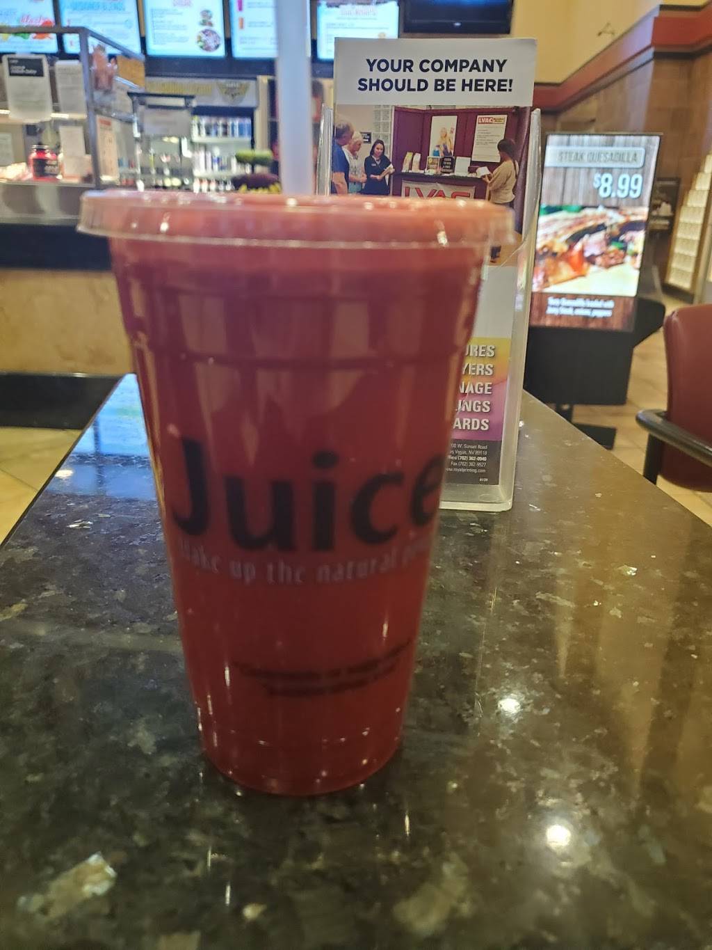 Juice Bar at LVAC | restaurant | 1725 N Rainbow Blvd, Las Vegas, NV 89108, USA | 7028355822 OR +1 702-835-5822