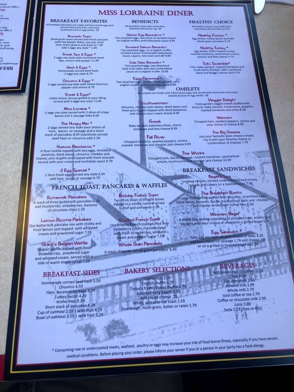 Lorraine Diner | restaurant | 560 Mineral Spring Ave, Pawtucket, RI 02860, USA | 4015608686 OR +1 401-560-8686