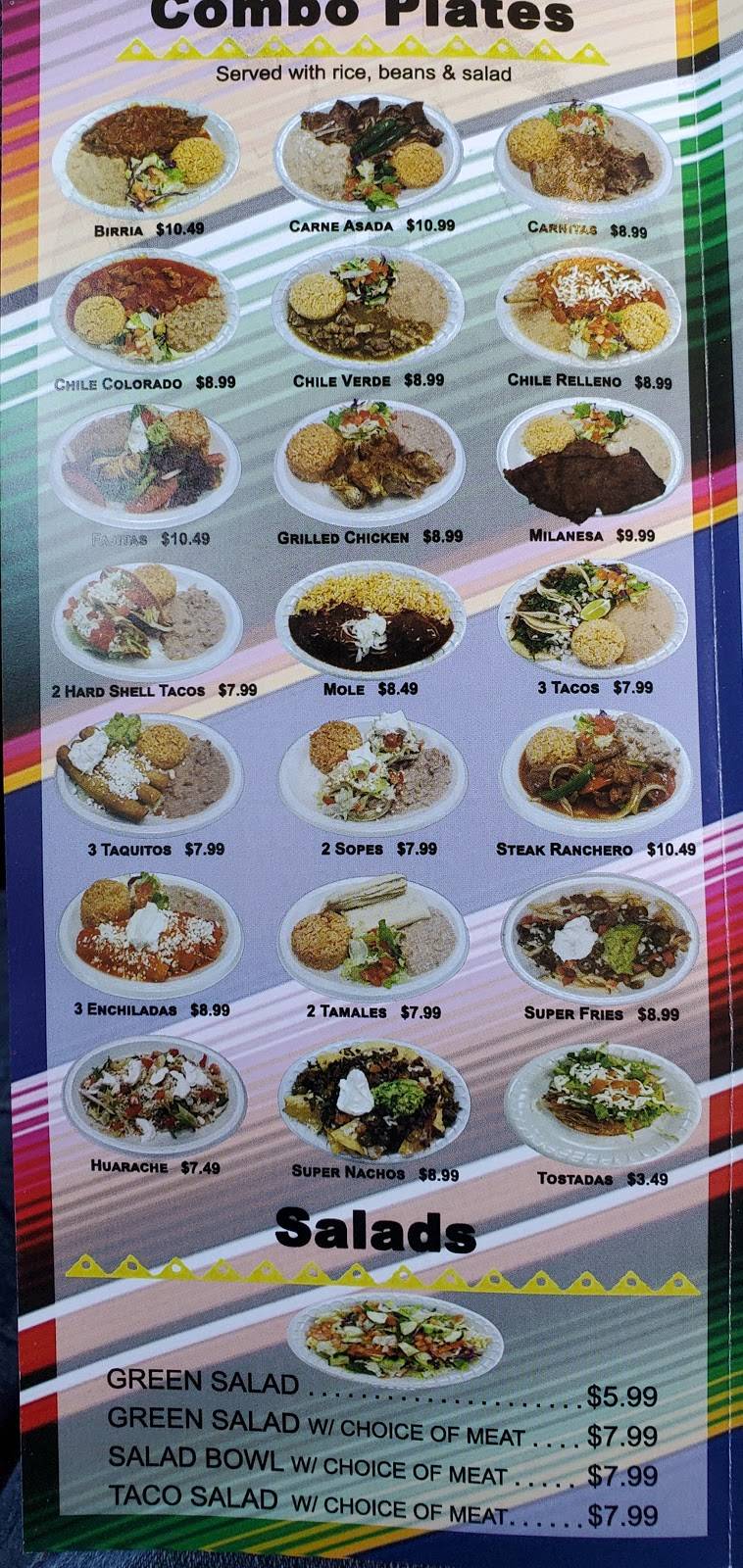 EL Zarape 2 | restaurant | 2400 S Jones Blvd ste. #4, Las Vegas, NV 89146, USA | 7027764816 OR +1 702-776-4816