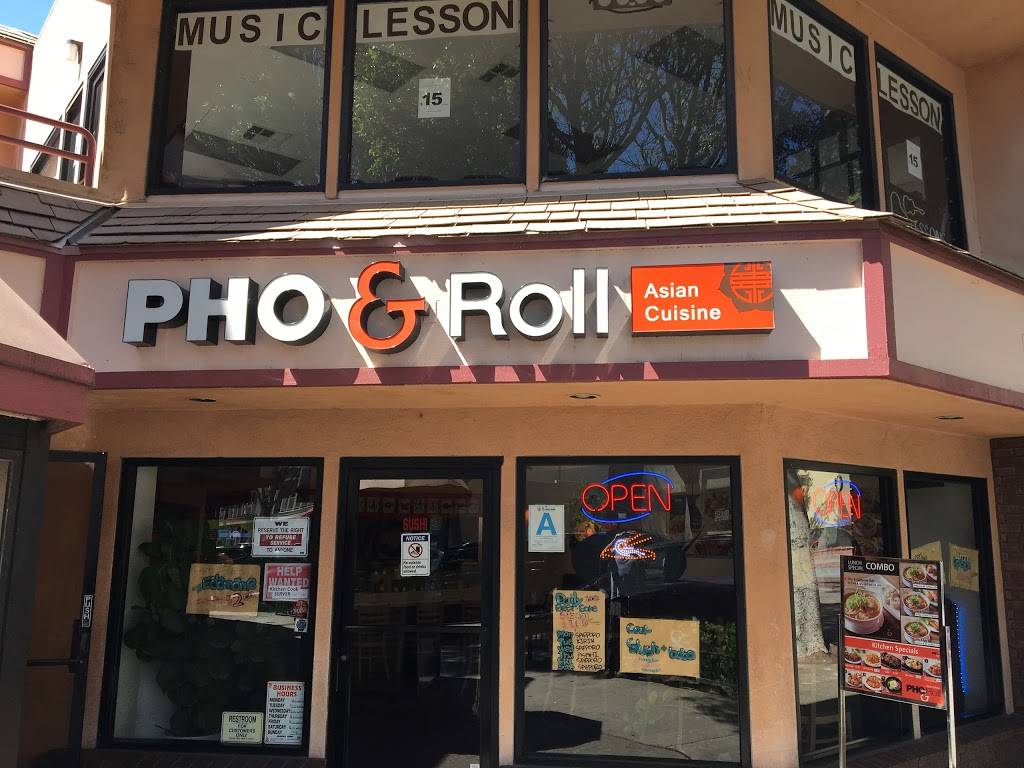 Pho & Roll | restaurant | 7007 Greenleaf Ave, Whittier, CA 90602, USA | 5626986947 OR +1 562-698-6947