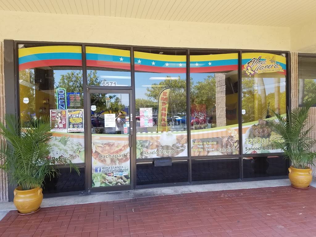 Restaurant Alma Llanera | restaurant | 6571 102nd Ave N, Pinellas Park, FL 33782, USA | 7272014446 OR +1 727-201-4446