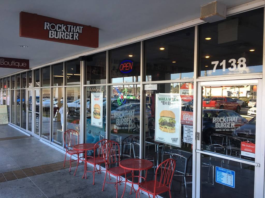 Rock That Burger | restaurant | 7138 SW 117th Ave, Miami, FL 33183, USA | 3052792110 OR +1 305-279-2110