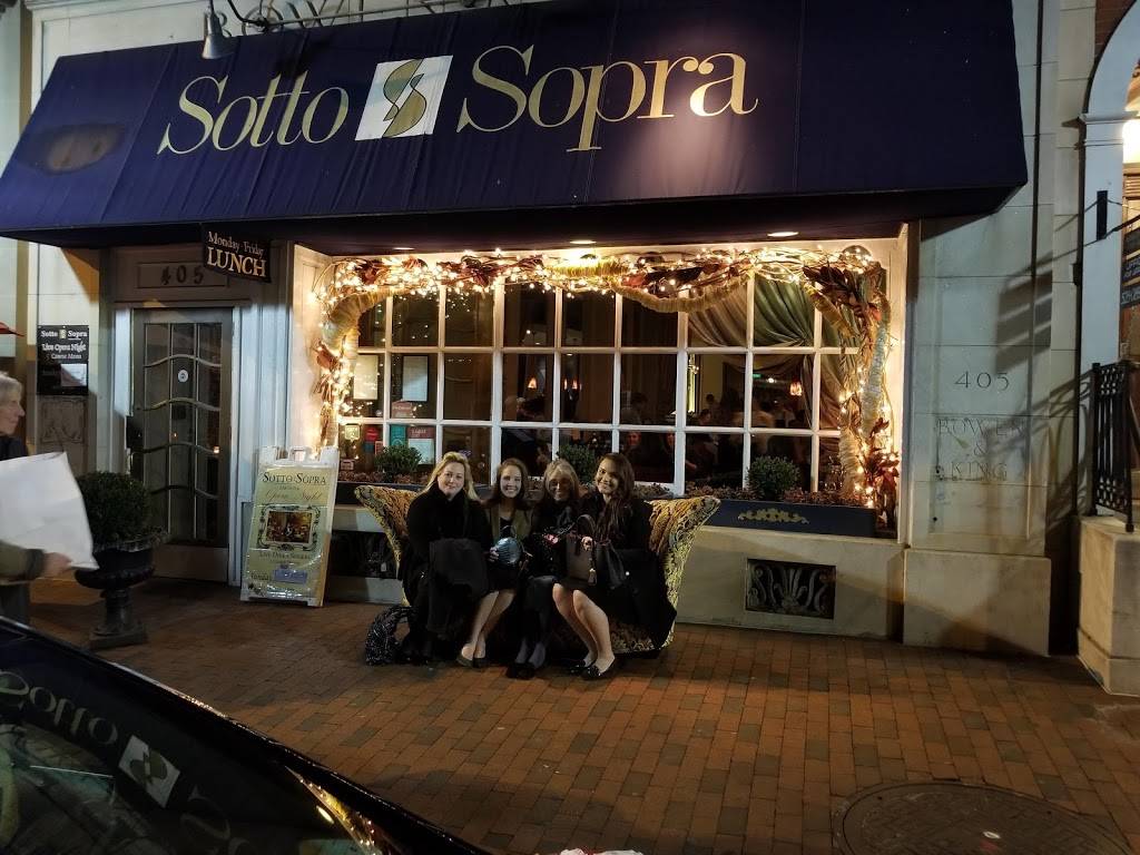 Sotto Sopra | restaurant | 405 N Charles St, Baltimore, MD 21201, USA | 4106250534 OR +1 410-625-0534