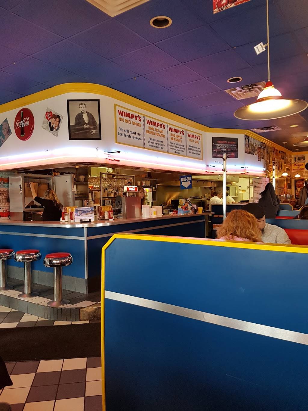 Wimpys Diner | restaurant | 279 Yonge St, Barrie, ON L4N 4C7, Canada | 7057259535 OR +1 705-725-9535