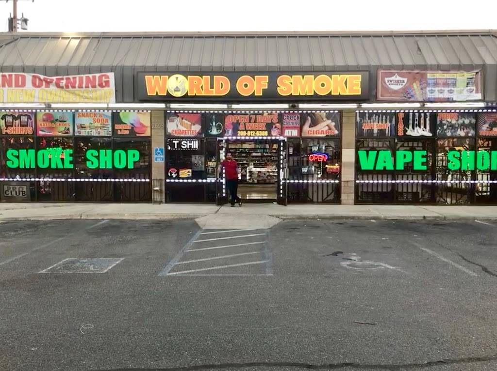 World of Smoke | meal takeaway | 2698 First St, Atwater, CA 95301, USA | 2098126388 OR +1 209-812-6388