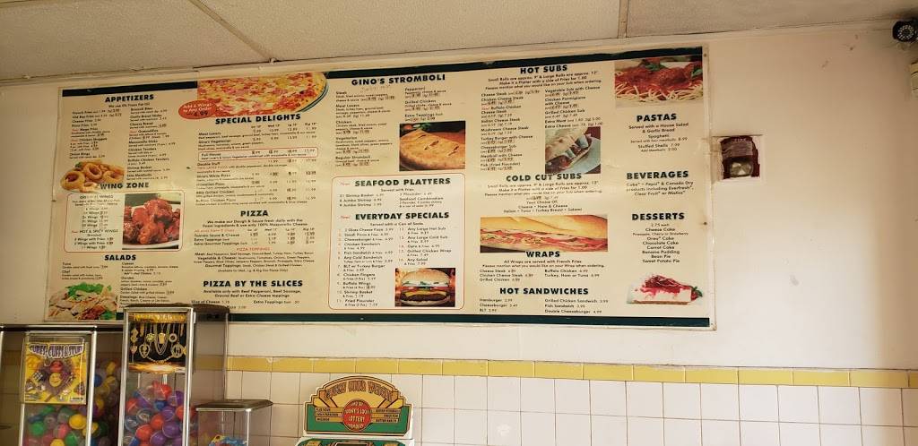 Ginos Pizza | meal delivery | 1402 Lancaster Ave, Wilmington, DE 19805, USA | 3024286000 OR +1 302-428-6000