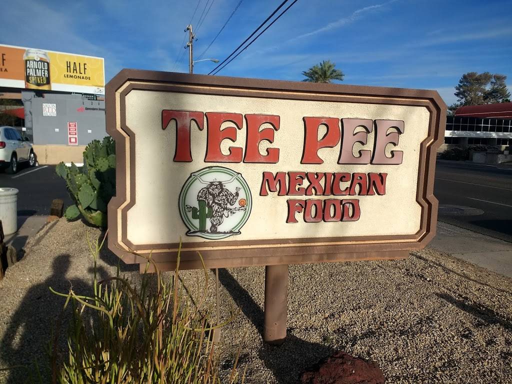 Tee Pee Mexican Food | restaurant | 4144 E Indian School Rd, Phoenix, AZ 85018, USA | 6029560178 OR +1 602-956-0178